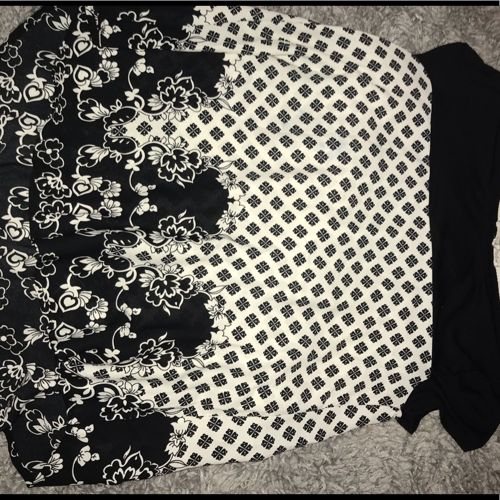 two tone - pattern shirt